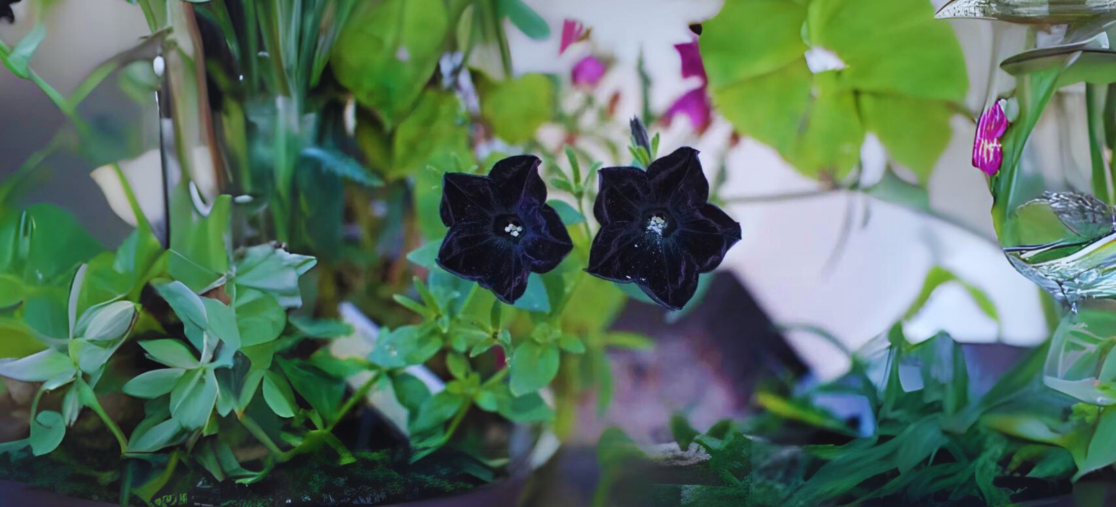 Black Flowers