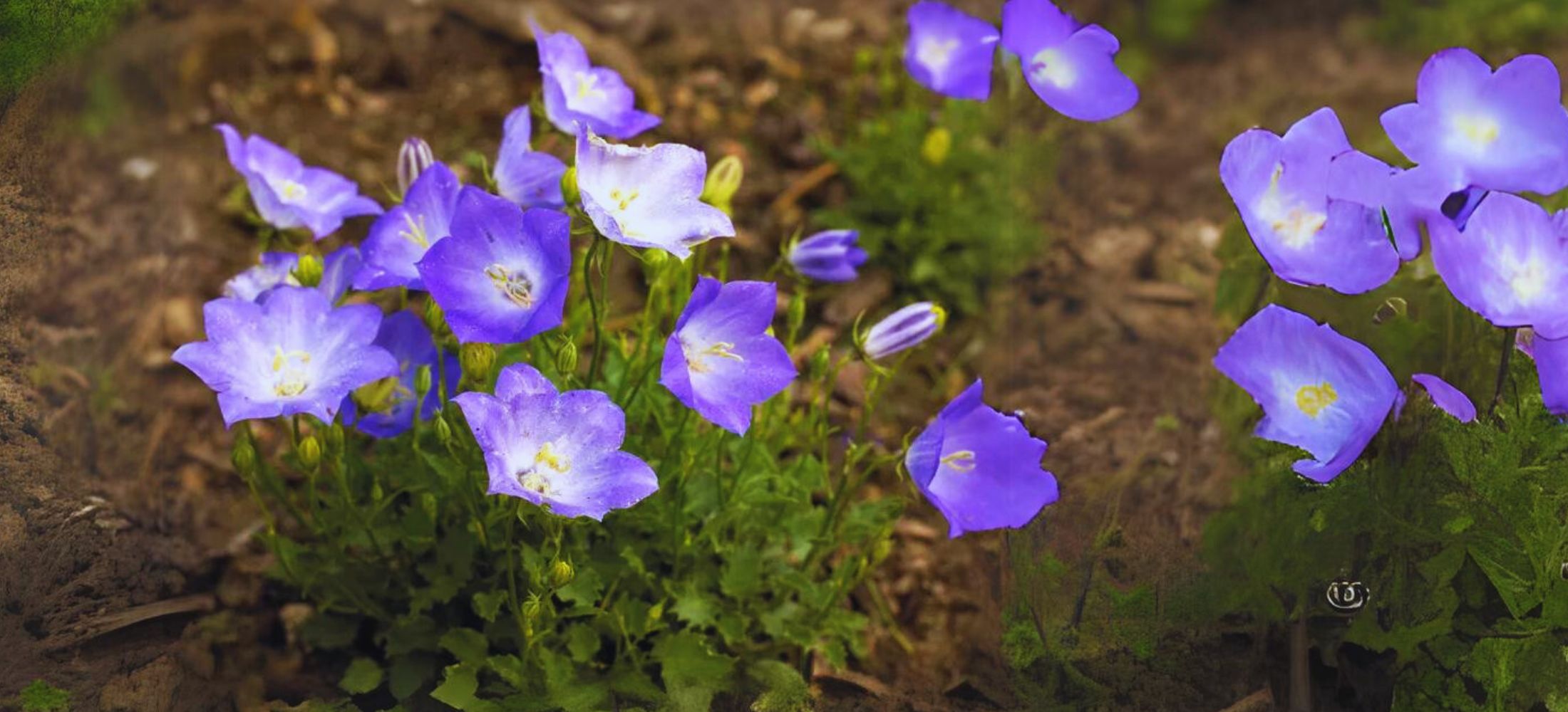 ‘Pearl Light Blue’ Carpathian Bellflower